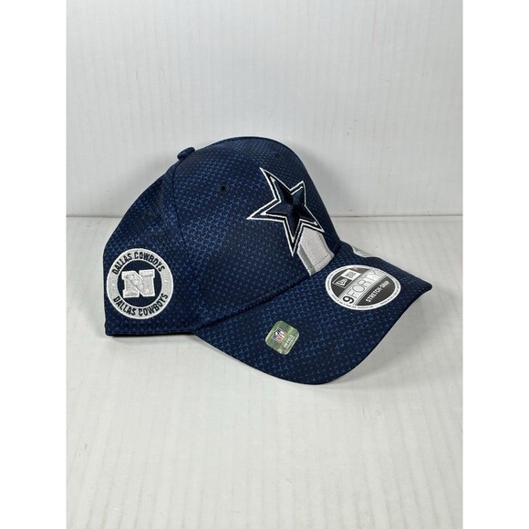 New Era Dallas Cowboys Sideline 9FORTY Stretch Snap Adjustable Hat Navy Blue NWT - Picture 2 of 5